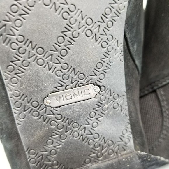 Vionic Shoes Womens Size 9 Sterling Black Suede ZipArch Support Ankle  Booties - Picture 10 of 10